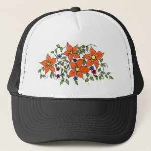 Casquette Chapeau Fleuri