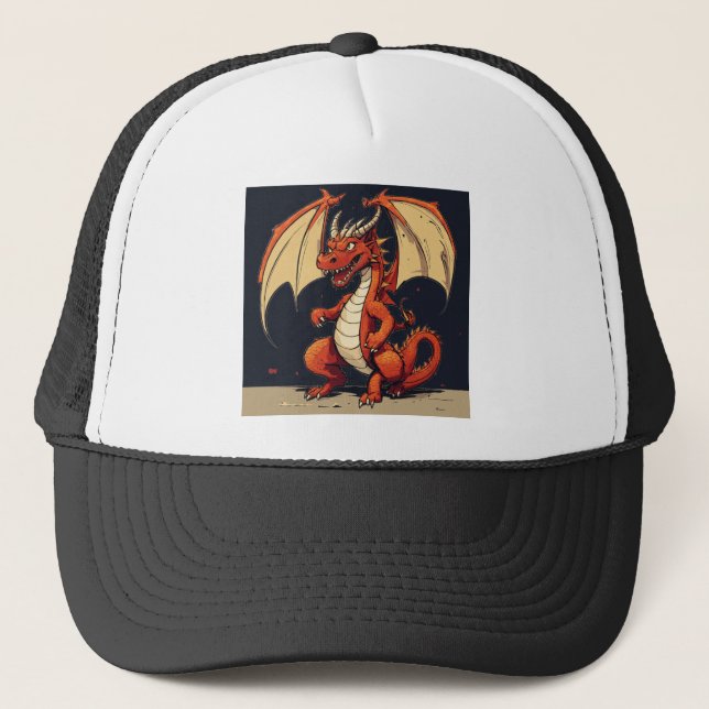 Casquette Chapeau Pour Enfants Avec Logo Dragon (Devant)