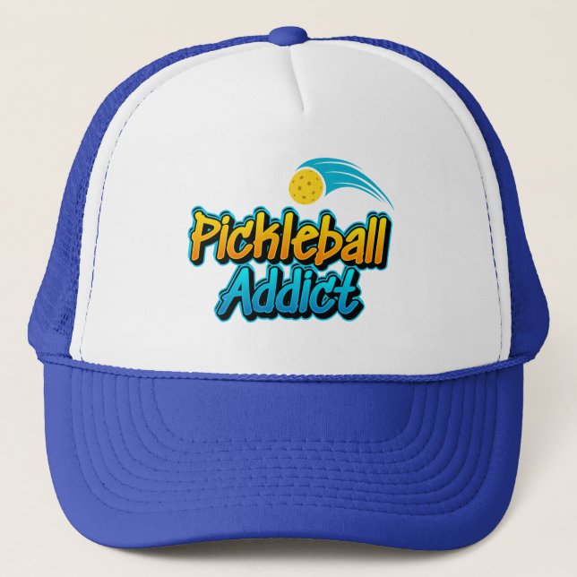 Casquette Chapeau Trucker Addict Pickleball (Devant)