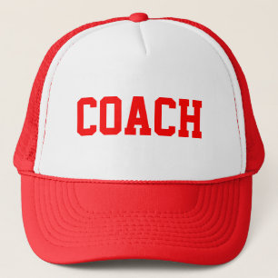 Casquette Chapeau Trucker COACH {Red}