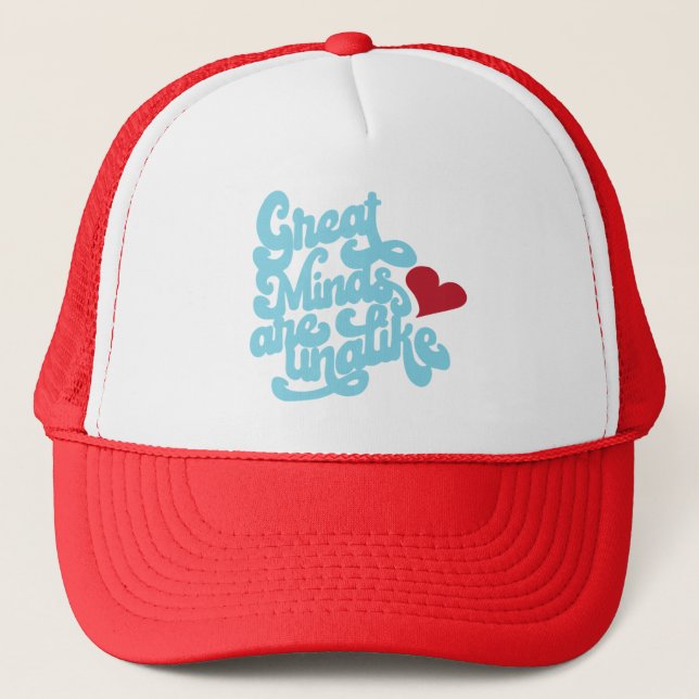 Casquette Chapeau Trucker Great Minds (Devant)