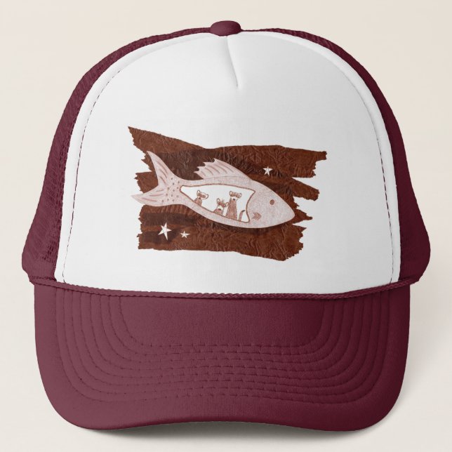Casquette Chapeau Trucker Space Ferrets (Devant)