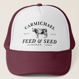 Casquette Chapeau Vintage Farmhouse Style Feed Trucker
