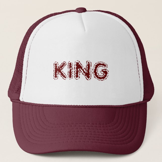 Casquette Chapeaux de camionnette couleur marron personnalis (Devant)