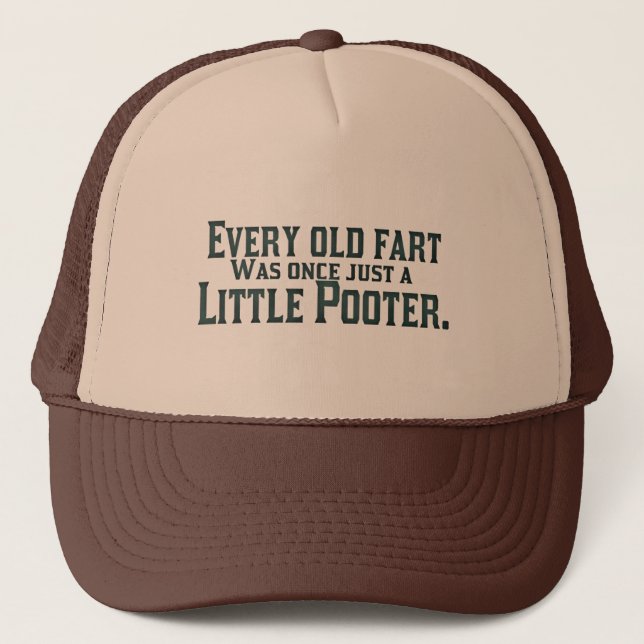 Casquette Chaque vieux pet était par le passé juste un petit (Devant)