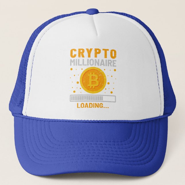 Casquette Chargement de Crypto Millionaire (Devant)