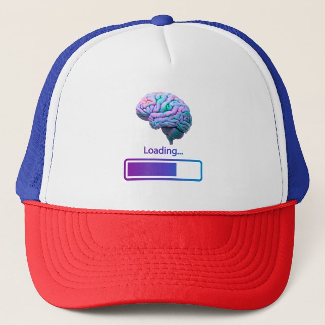 Casquette chargement du cerveau (Devant)