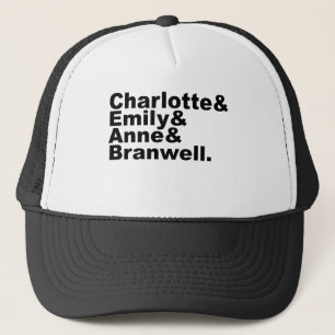 Casquette Charlotte Emily Anne Branwell Sœurs Bronté
