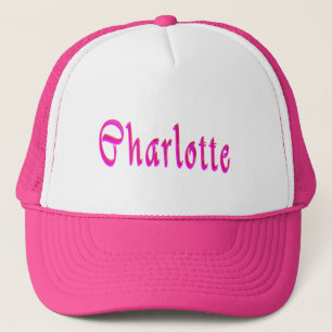 Casquette Charlotte Girls Name Logo,