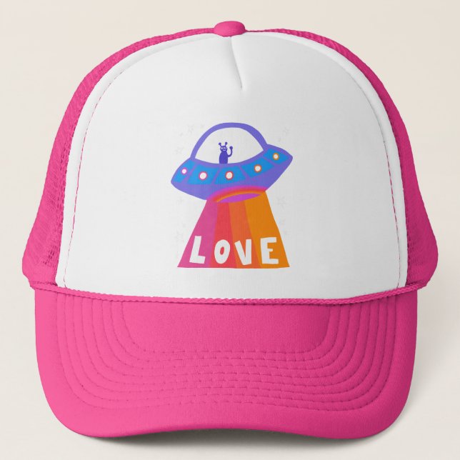 Casquette Charming Aliens de l'espace Martians UFO mignon AM (Devant)