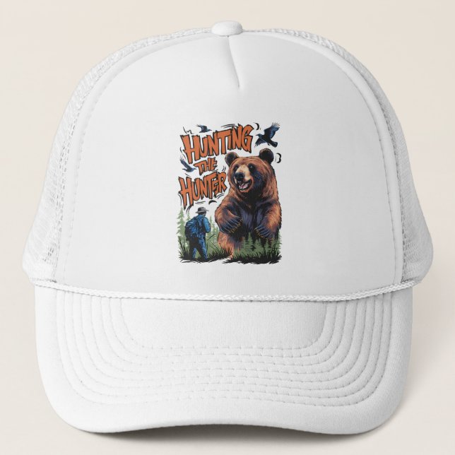 Casquette Chasse aux ours amusante (Devant)