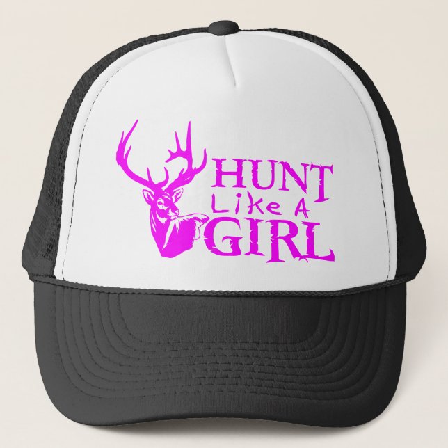 CASQUETTE CHASSE COMME UNE FILLE (Devant)