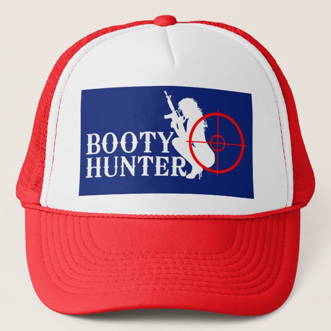 Casquette Chasseur de bottes sur Navy Blue (Devant)