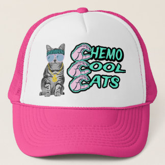 Casquette Chat Chat Chat Cool Chemo