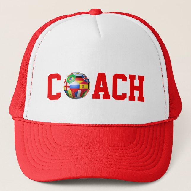 Casquette Chat Coach Coach Coach Coach International De Foot (Devant)