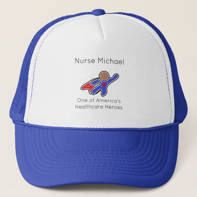 Casquette Chat de camionneur de soins infirmiers (Devant)