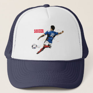 Casquette Chat de camionneur joueur de football
