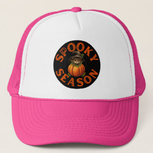 Casquette Chat de citrouille de saison effrayante