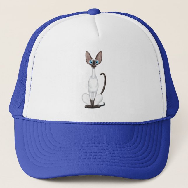 Casquette Chat de Siamese (Devant)