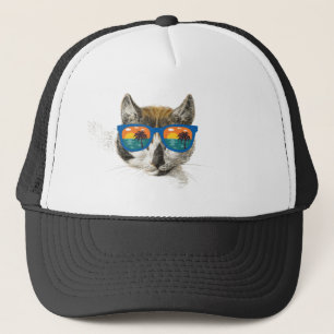 Casquette Chat d'été Funny Chat