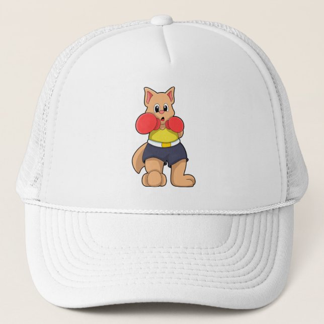 Casquette Chat en boîte à la boîte (Devant)