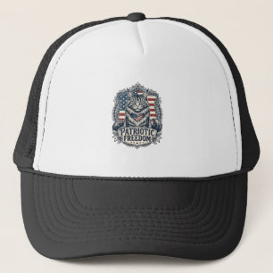 Casquette Chat Maine Coon Patriotique