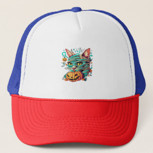 Casquette Chat momie drôle Halloween