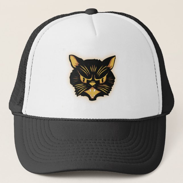 Casquette Chat noir (Devant)