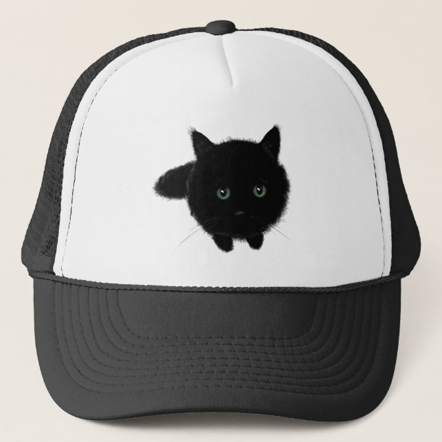 Casquette Chat noir (Devant)