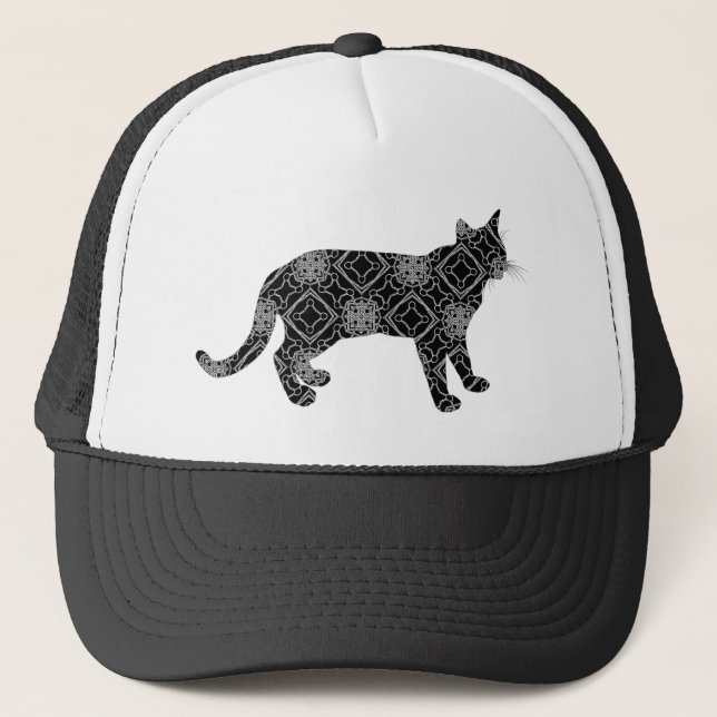 Casquette Chat noir (Devant)