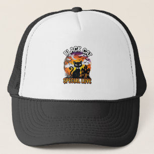 Casquette Chat Noir Amour Spécial Halloween Maison Hantée Ch