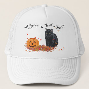 Casquette Chat noir Trick or Treat Halloween