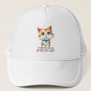 Casquette Chat Sarcastique Et Cute (2)