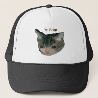 Casquette Chat triste