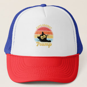 Casquette Chats contre Trump