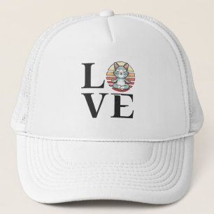 Casquette Chats d'amour et méditation
