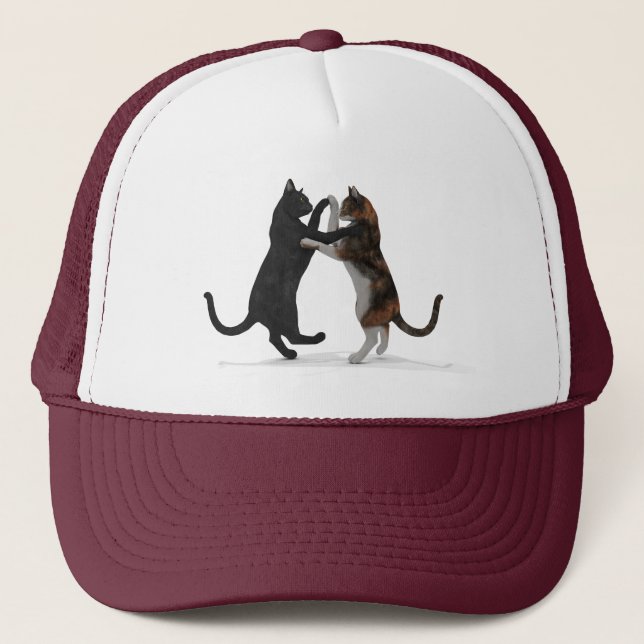 Casquette Chats de danse doux (Devant)