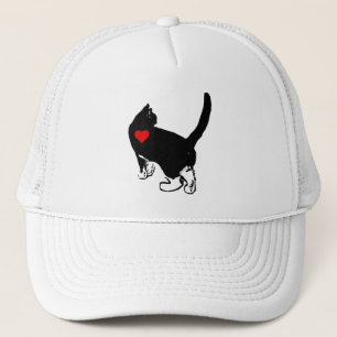Casquette Chats montrant l'amour