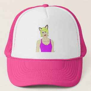Casquette chatte fille