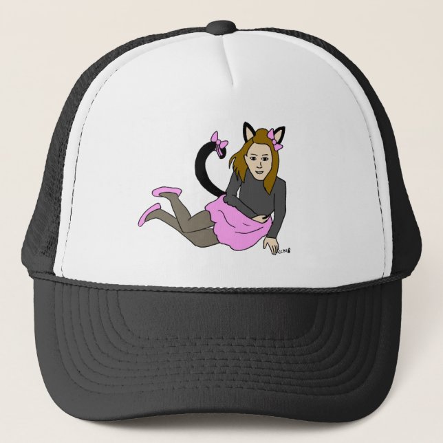 Casquette chatte fille  (Devant)