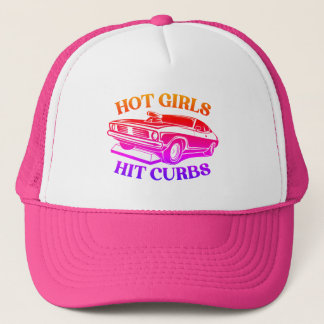 Casquette Chaudes Filles Frappe Curbs - Arc-en-ciel rose
