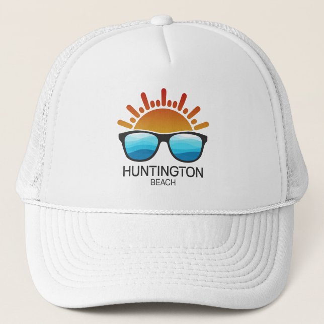 Casquette Chaussures de soleil Huntington Beach California (Devant)