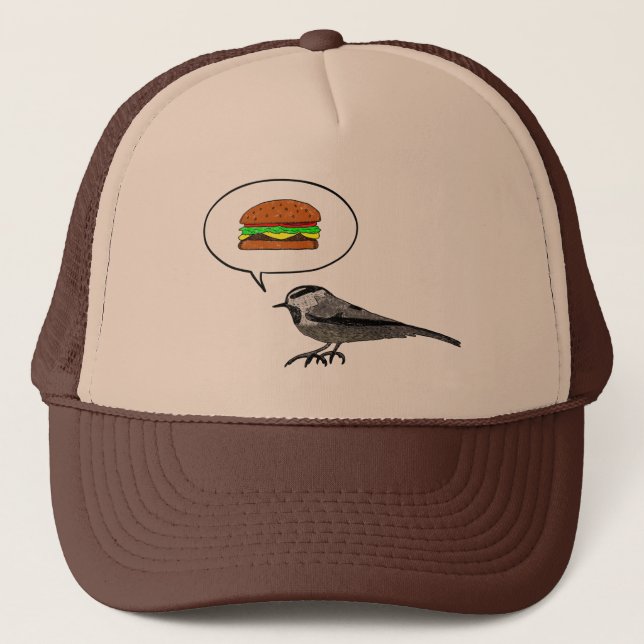 Casquette Cheeseburger Bird : Poulet de montagne (Devant)