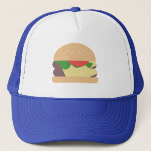 Casquette Cheeseburger Minimaliste Fun Foodie