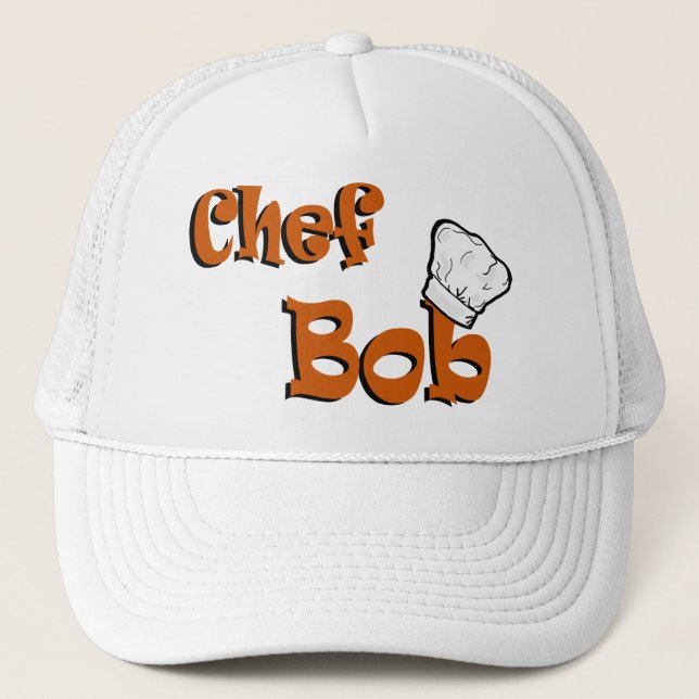 Casquette Chef Bob (Devant)