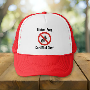 Casquette Chef certifié sans gluten