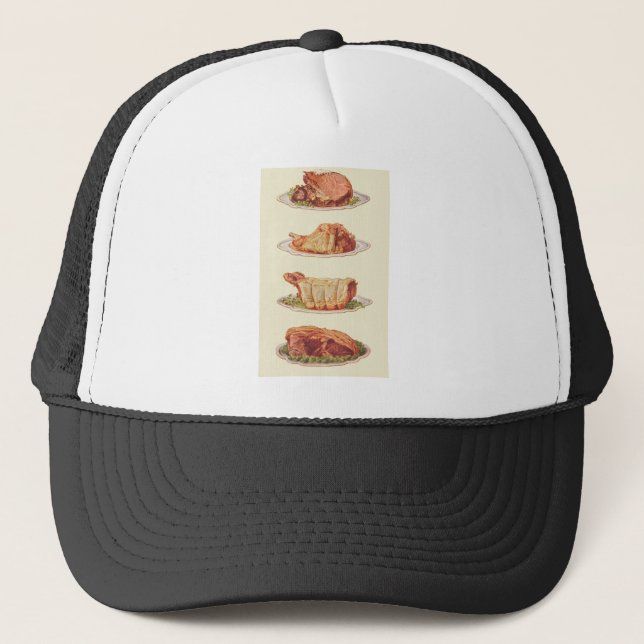 Casquette Chef de cuisine Cold Joints : Aitchbone du boeuf (Devant)