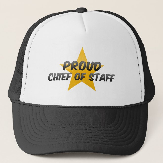 Casquette Chef du personnel fier (Devant)