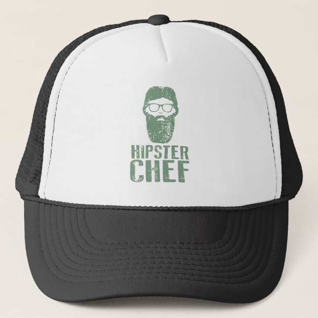 Casquette Chef Hipster (Devant)