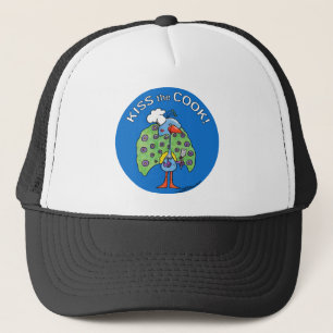 Casquette Chef Peacock, Kiss the Cook !